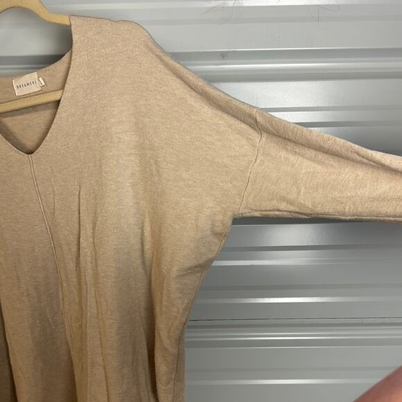 Dreamers Tan Oversized Tunic Blouse - Picture 4 of 9
